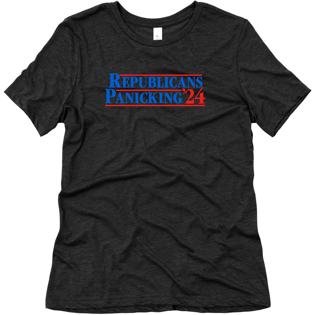 Republicans Panicking 2024 Womens Triblend Tee Unisex
