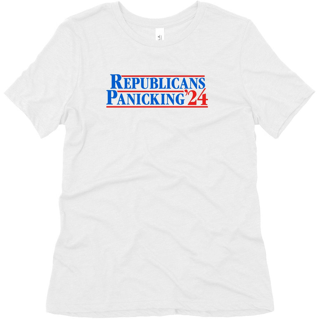 Republicans Panicking 2024 Womens Triblend Tee Unisex