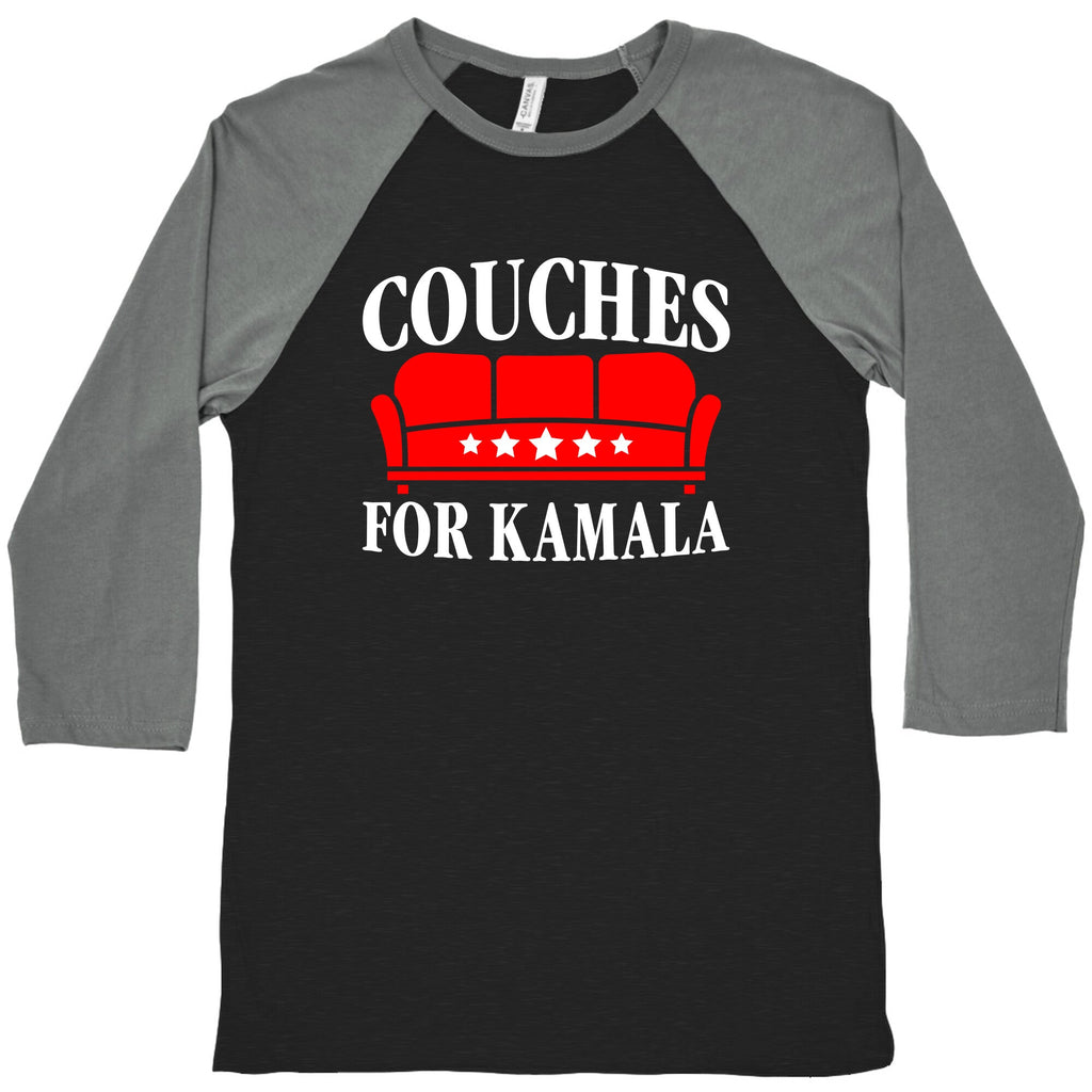 Couches For Kamala Baseball Tee Unisex