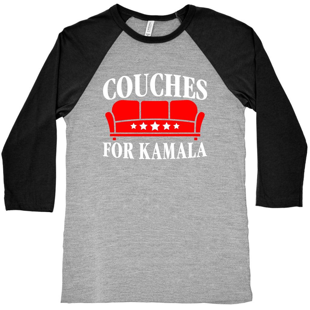 Couches For Kamala Baseball Tee Unisex