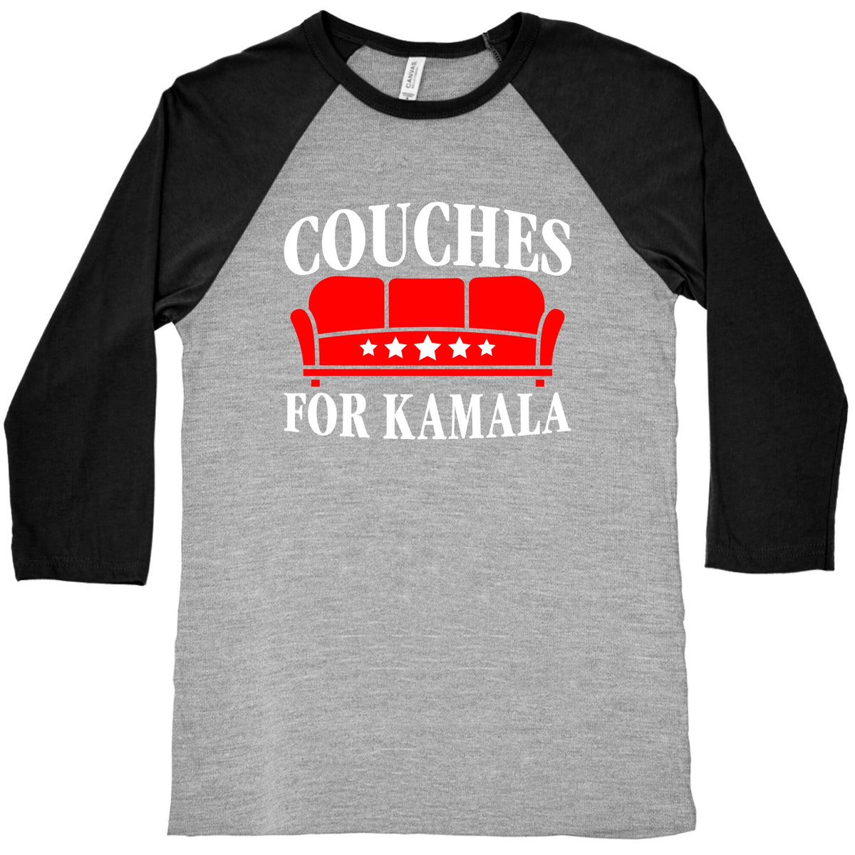 Couches For Kamala Baseball Tee Unisex