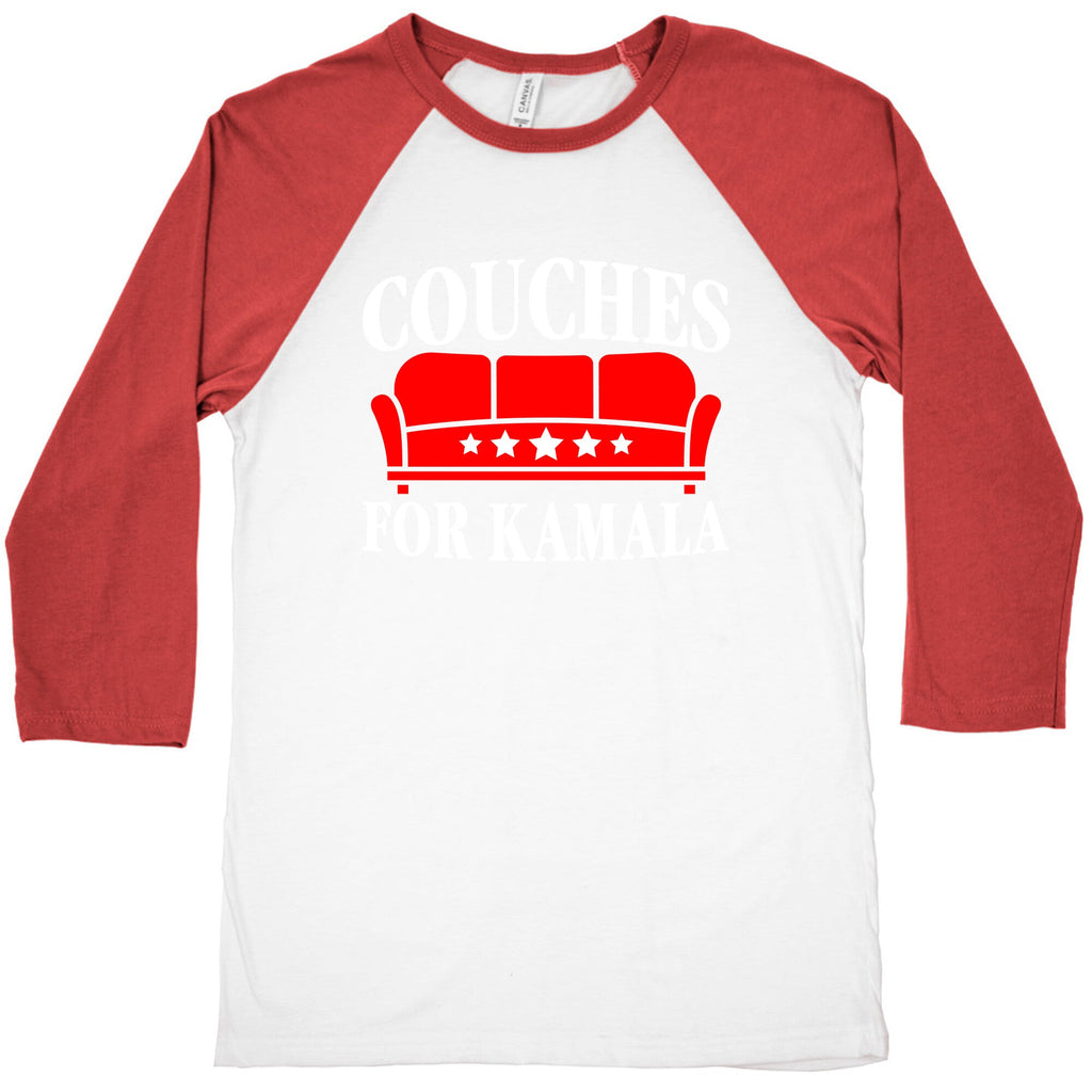 Couches For Kamala Baseball Tee Unisex