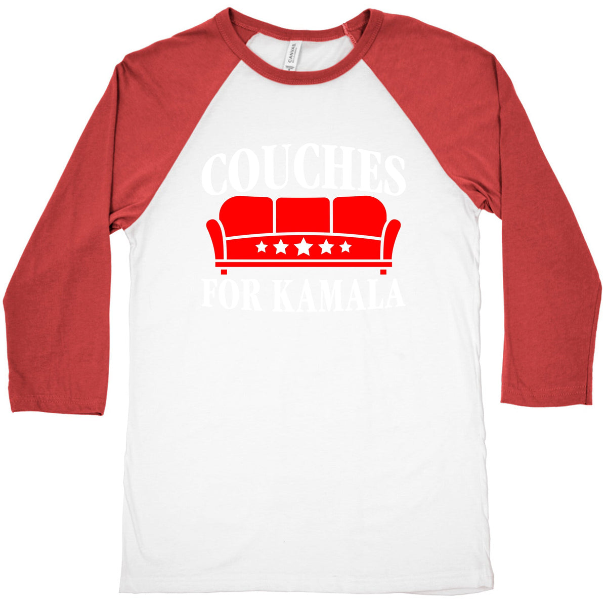 Couches For Kamala Baseball Tee Unisex