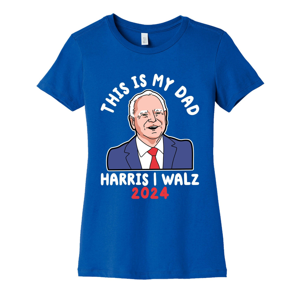 This Is My Dad Tim Walz Womens Cotton Tee Unisex