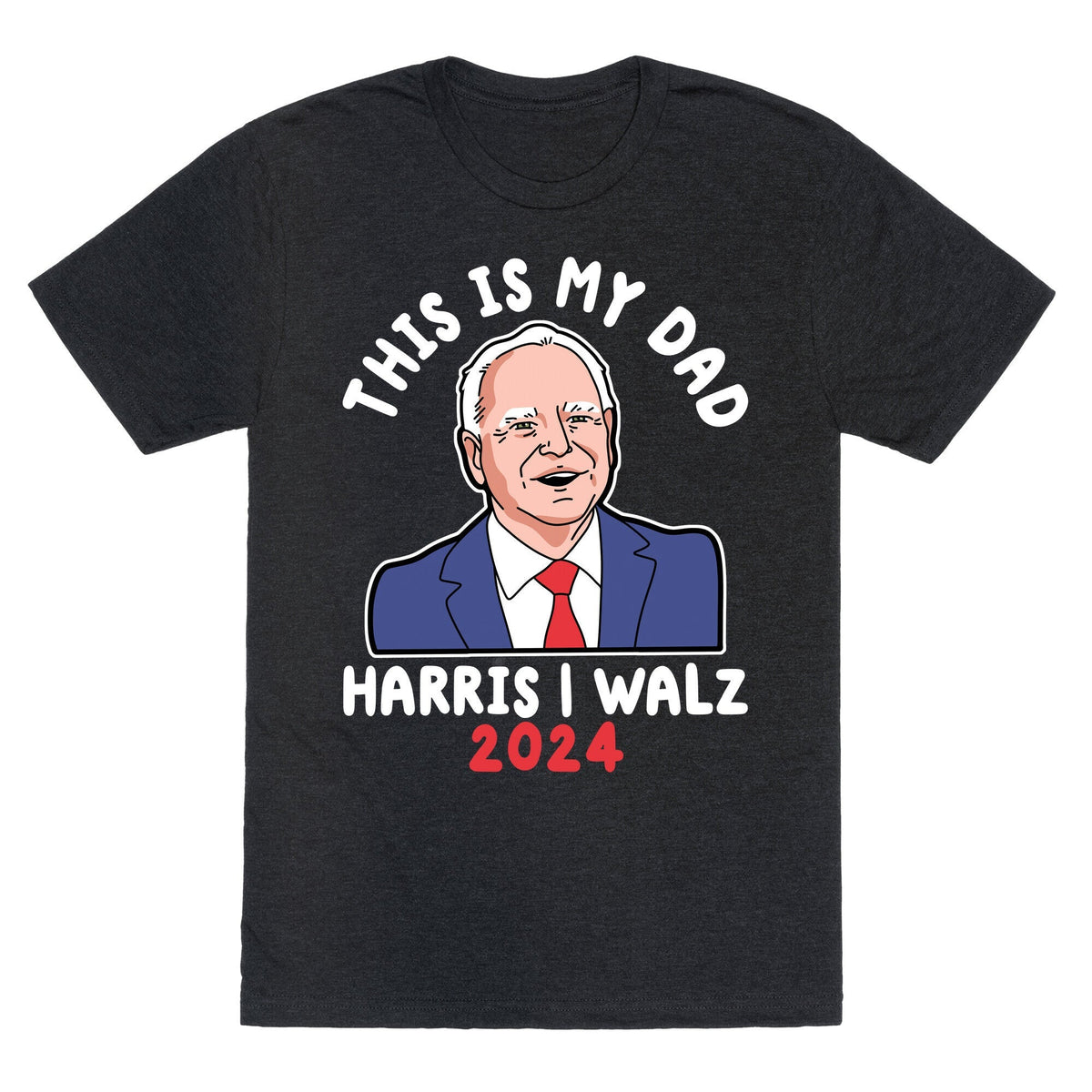 This Is My Dad Tim Walz Unisex Triblend Tee Unisex
