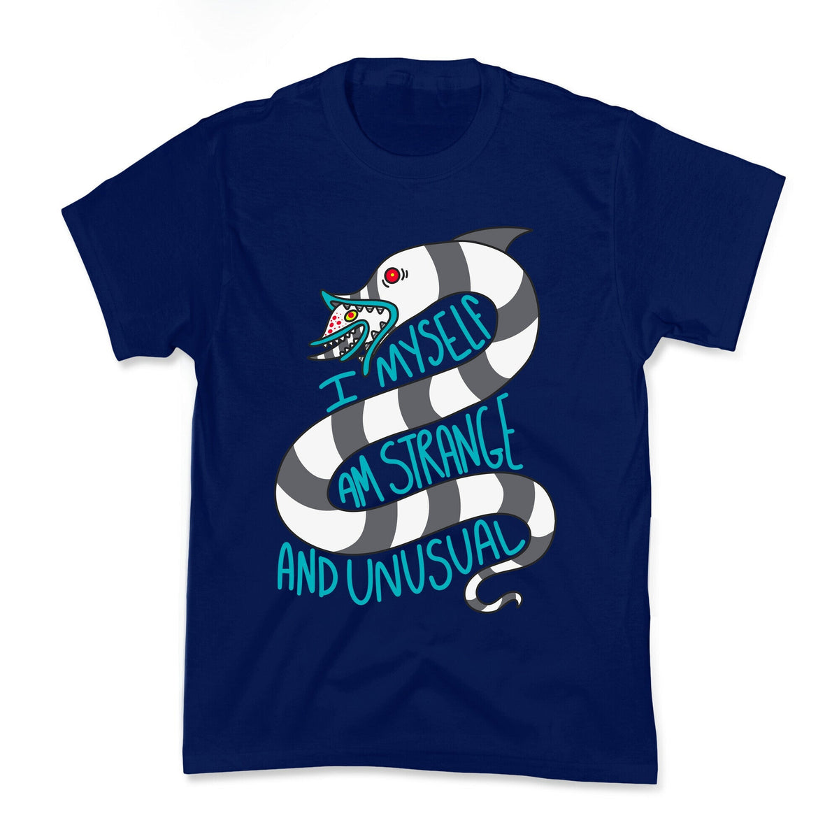 I Myself Am Strange and Unusual Kids Tee Unisex