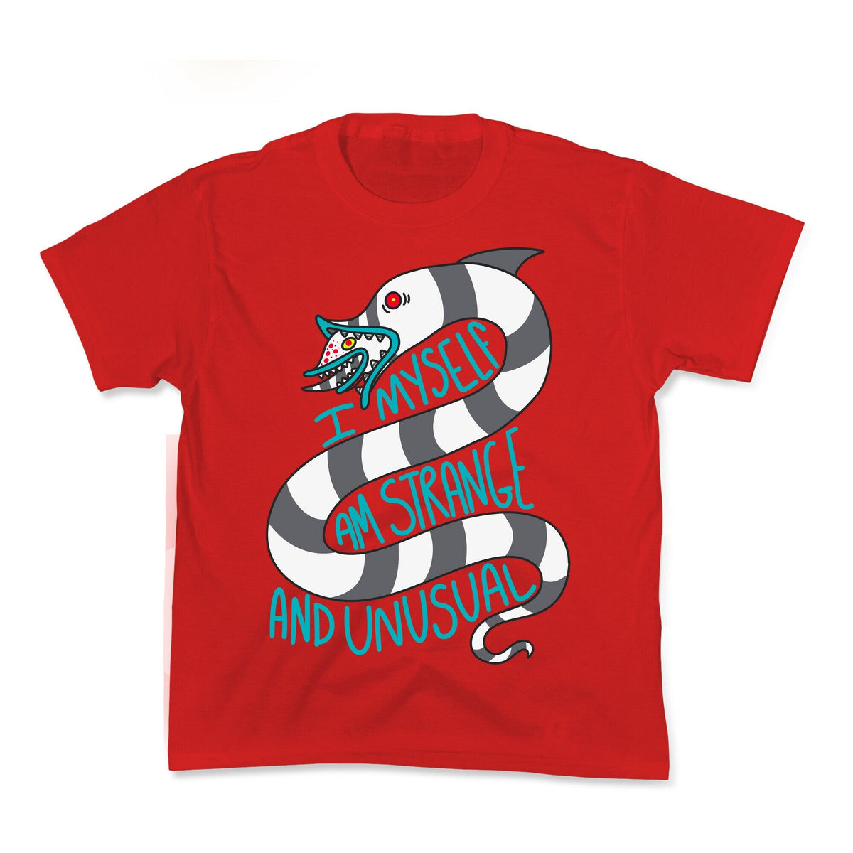 I Myself Am Strange and Unusual Kids Tee Unisex