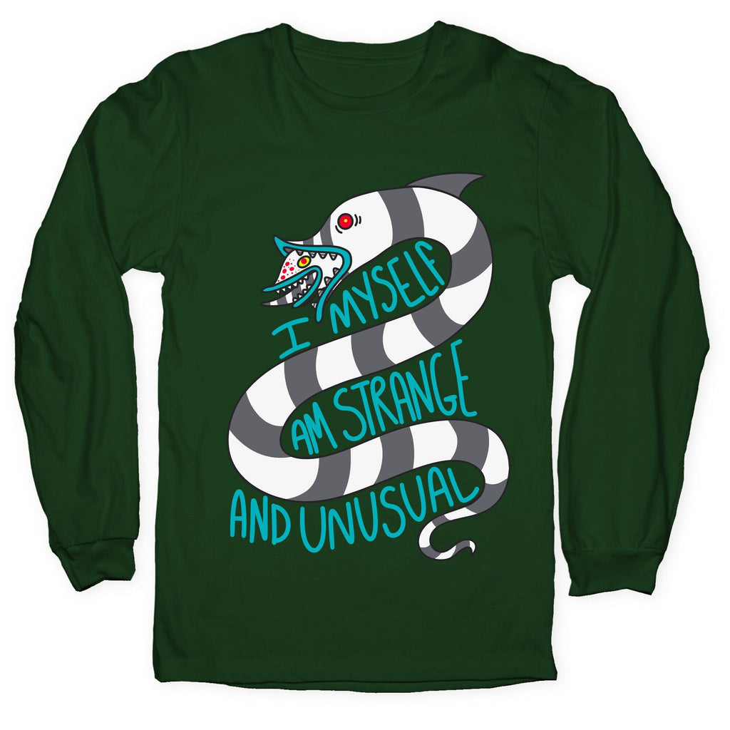 I Myself Am Strange and Unusual Longsleeve Tee Unisex