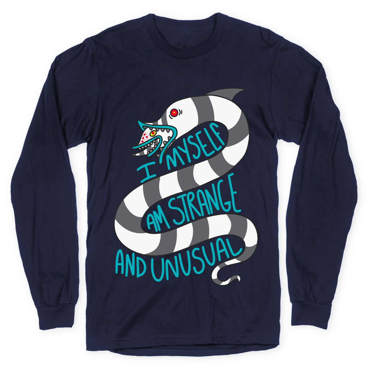 I Myself Am Strange and Unusual Longsleeve Tee Unisex