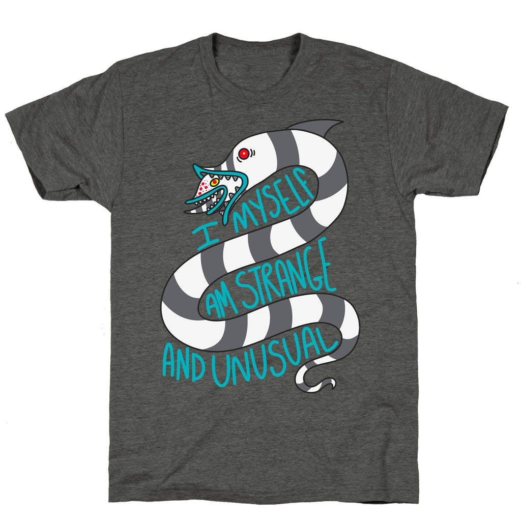 I Myself Am Strange and Unusual Unisex Triblend Tee Unisex