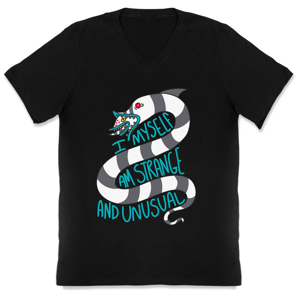 I Myself Am Strange and Unusual V-Neck Unisex