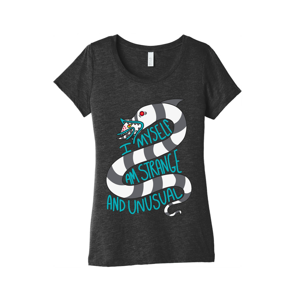 I Myself Am Strange and Unusual Womens Triblend Tee Unisex