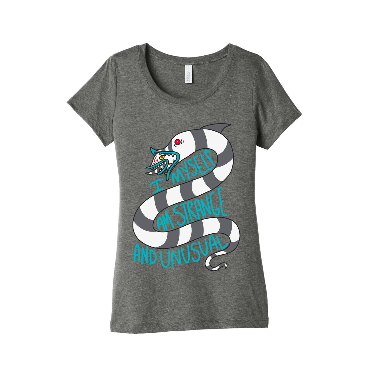 I Myself Am Strange and Unusual Womens Triblend Tee Unisex