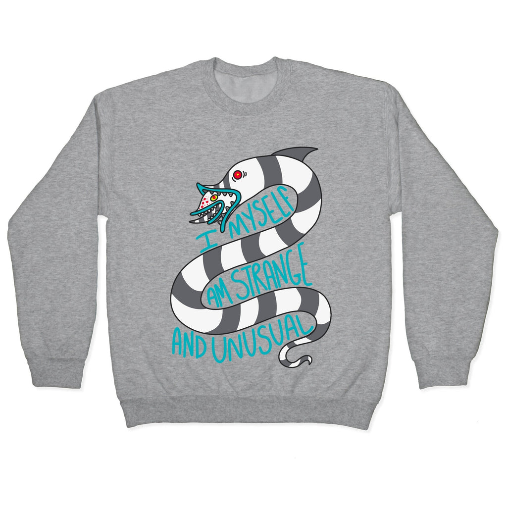 I Myself Am Strange and Unusual Crewneck Unisex