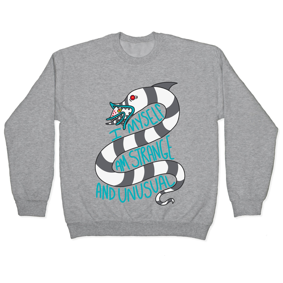 I Myself Am Strange and Unusual Crewneck Unisex