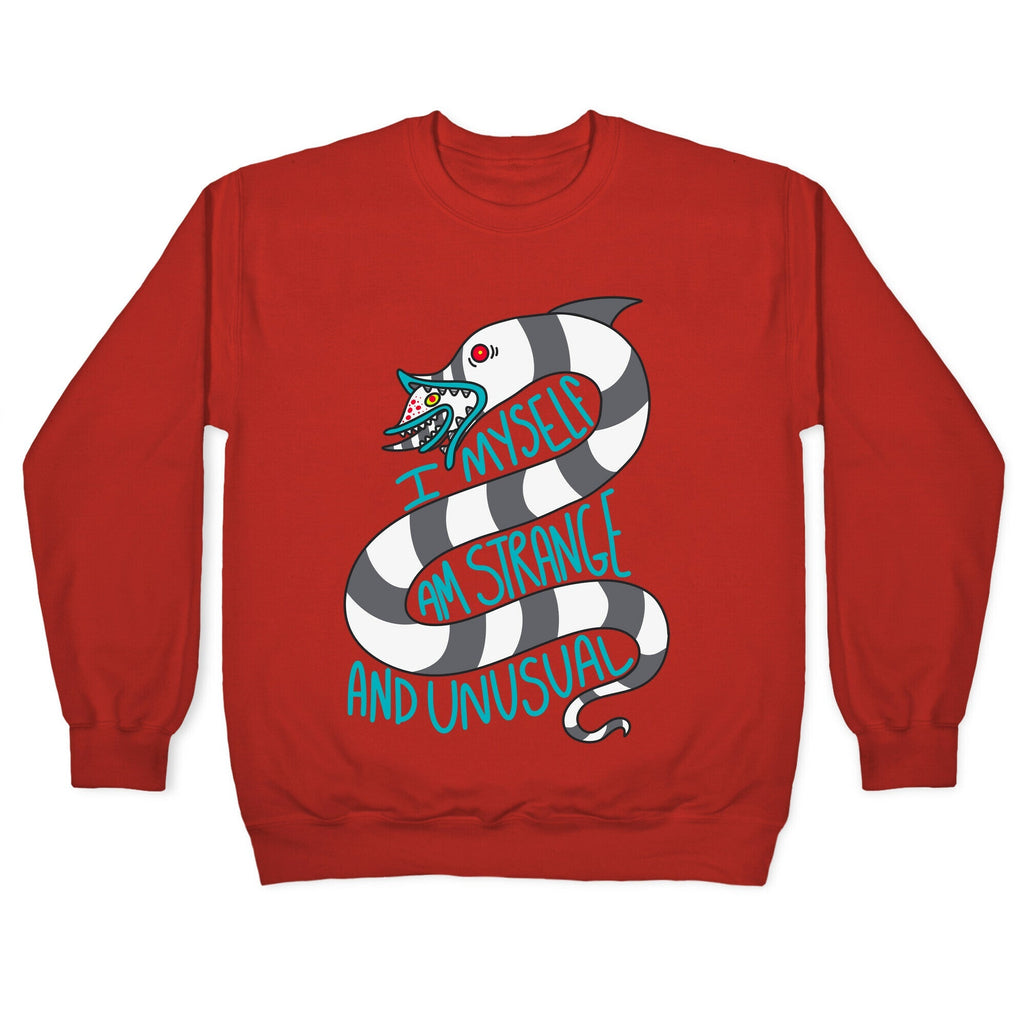 I Myself Am Strange and Unusual Crewneck Unisex