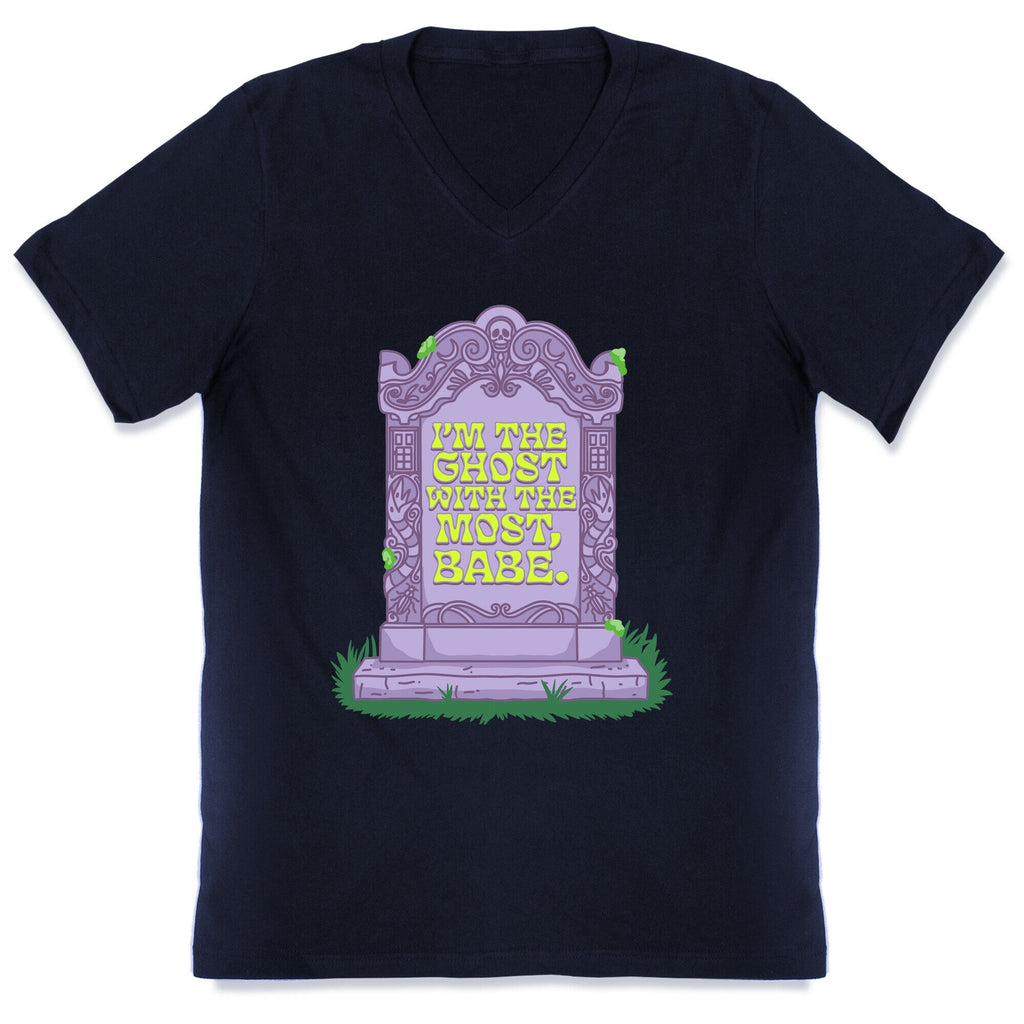 Im The Ghost With The Most, Babe V-Neck Unisex