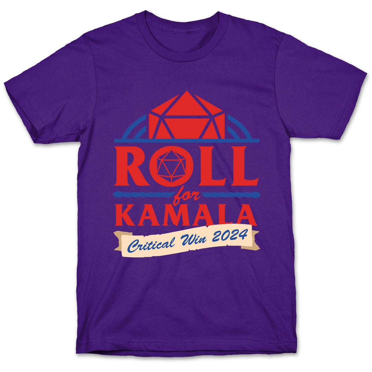 Roll for Kamala: Critical Win 2024 Unisex