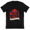 Roll for Kamala: Critical Win 2024 V-Neck Unisex