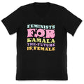 Feminists for Kamala V-Neck Unisex