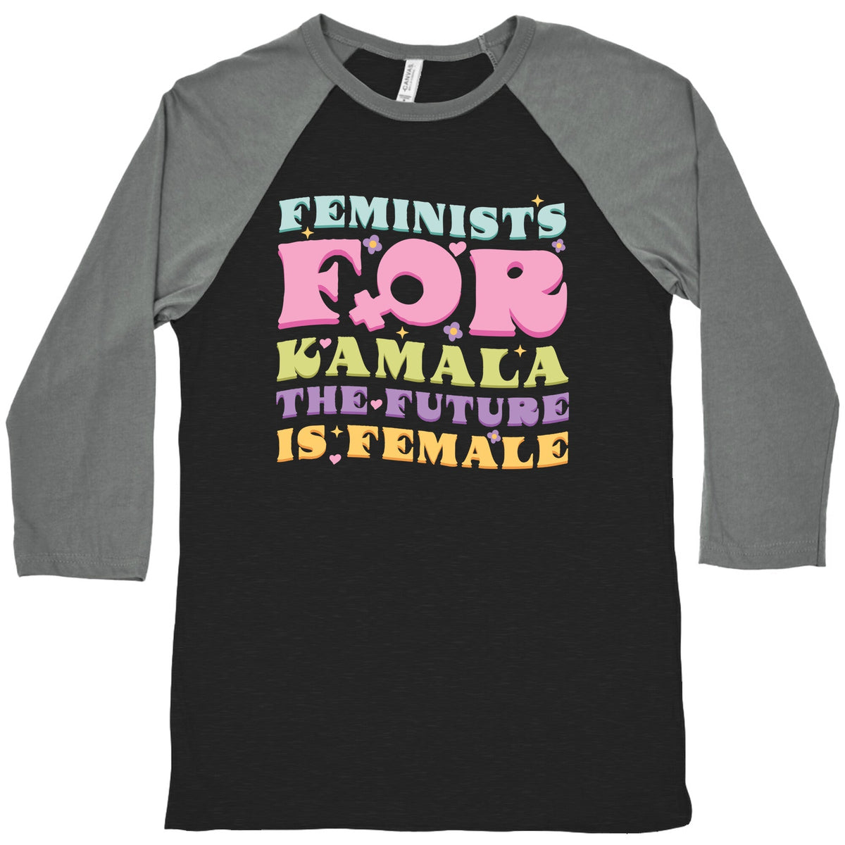 Feminists for Kamala Baseball Tee Unisex
