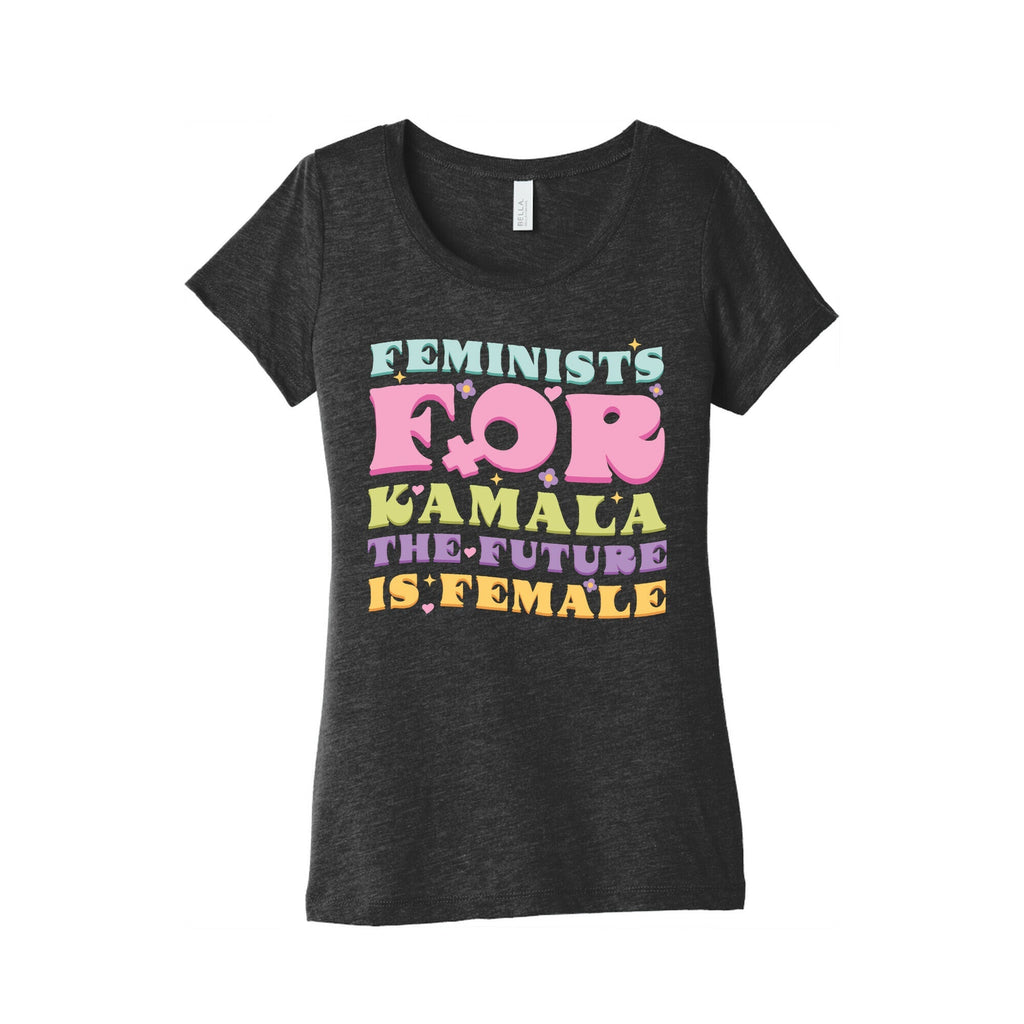 Feminists for Kamala Womens Triblend Tee Unisex