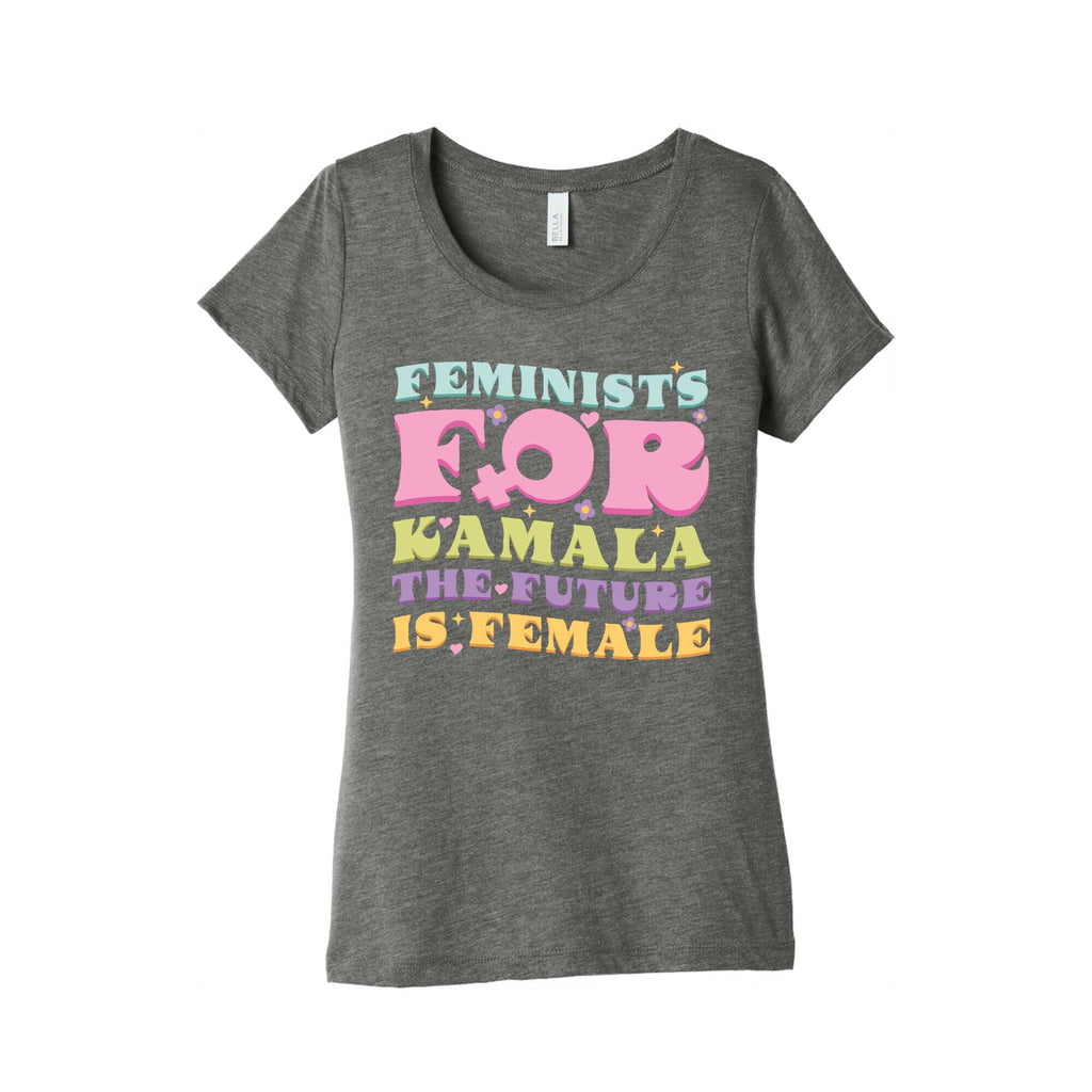 Feminists for Kamala Womens Triblend Tee Unisex