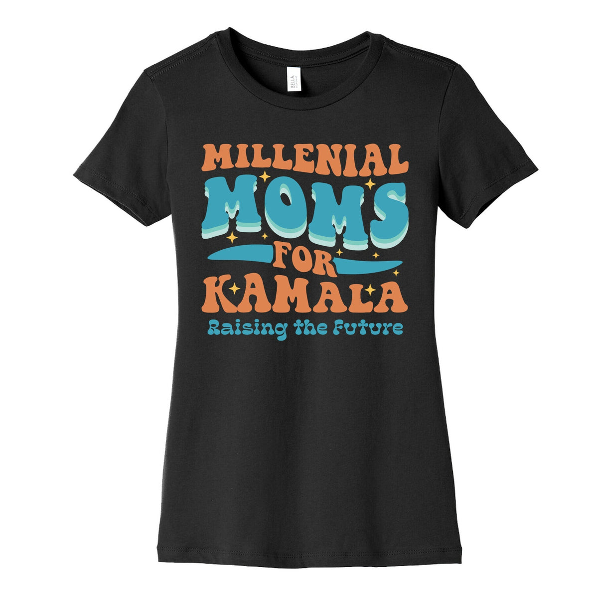 Millennial Moms for Kamala Womens Cotton Tee Unisex