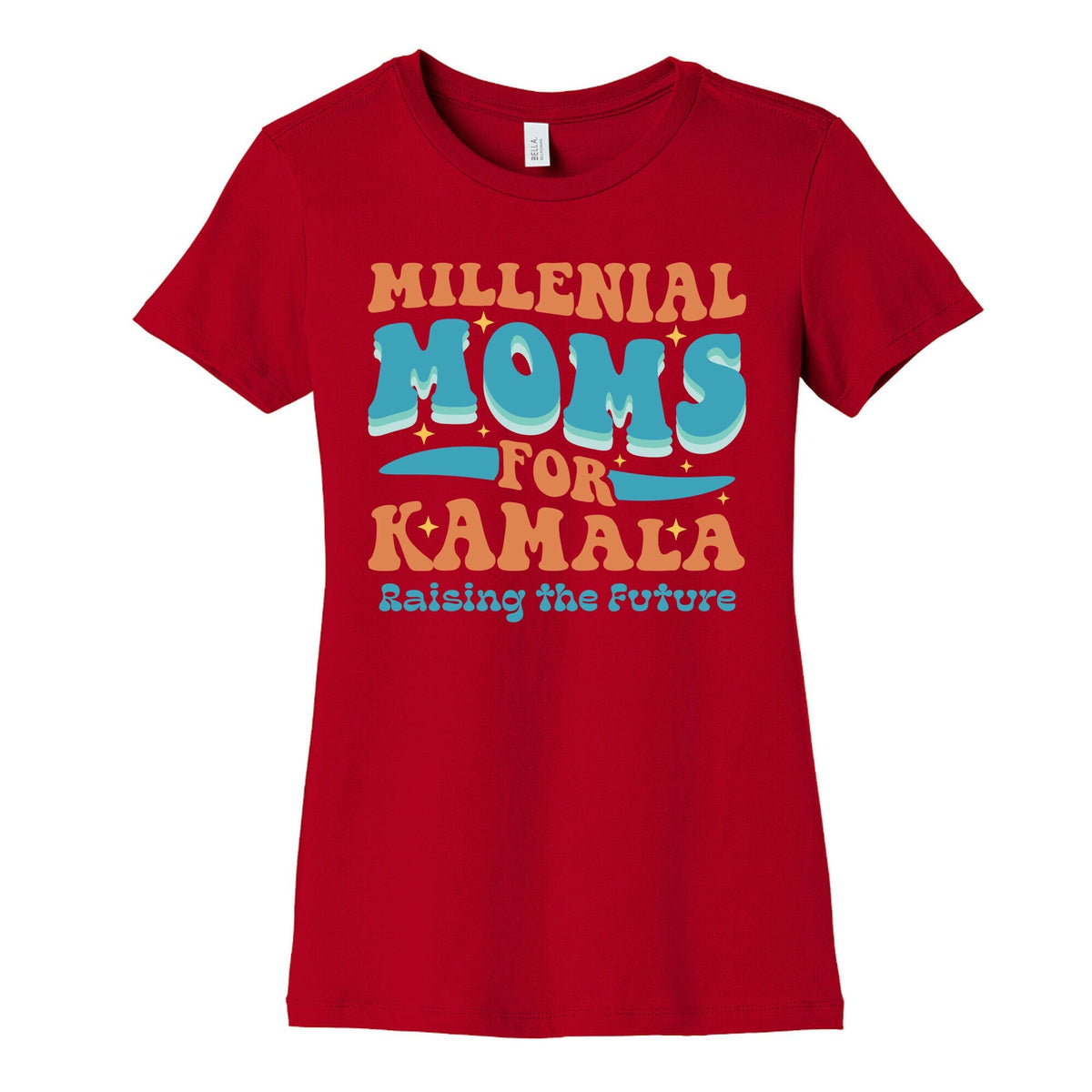 Millennial Moms for Kamala Womens Cotton Tee Unisex