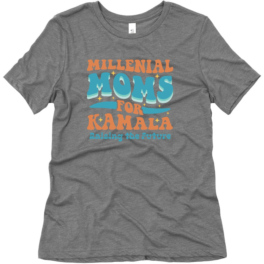 Millennial Moms for Kamala Womens Triblend Tee Unisex