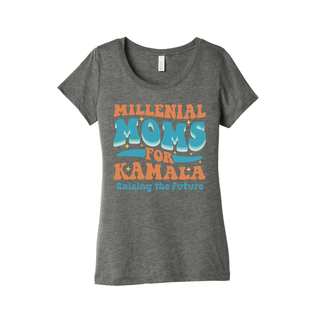 Millennial Moms for Kamala Womens Triblend Tee Unisex