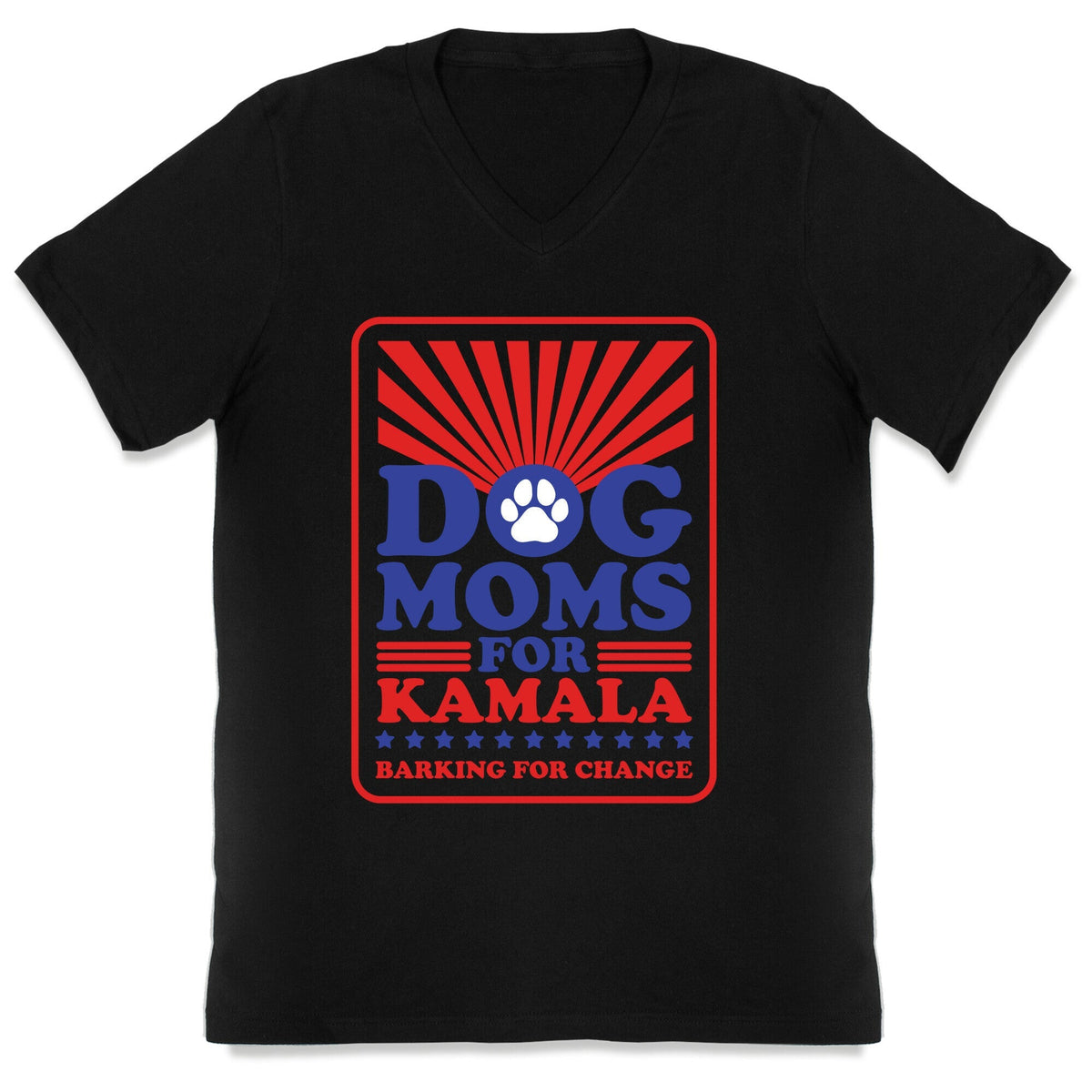 Dog Moms for Kamala V-Neck Unisex