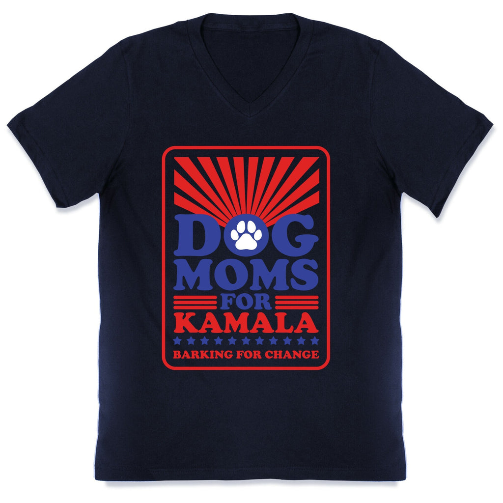 Dog Moms for Kamala V-Neck Unisex
