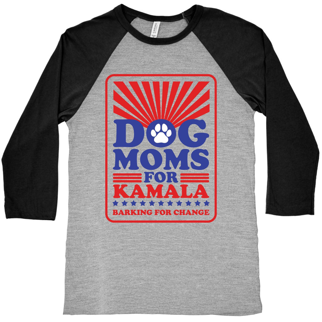 Dog Moms for Kamala Baseball Tee Unisex