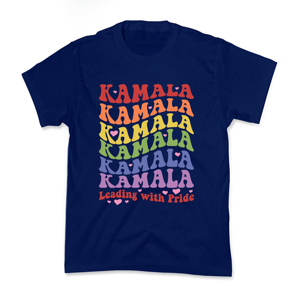 Kamala Leading With Pride Kids Tee Unisex