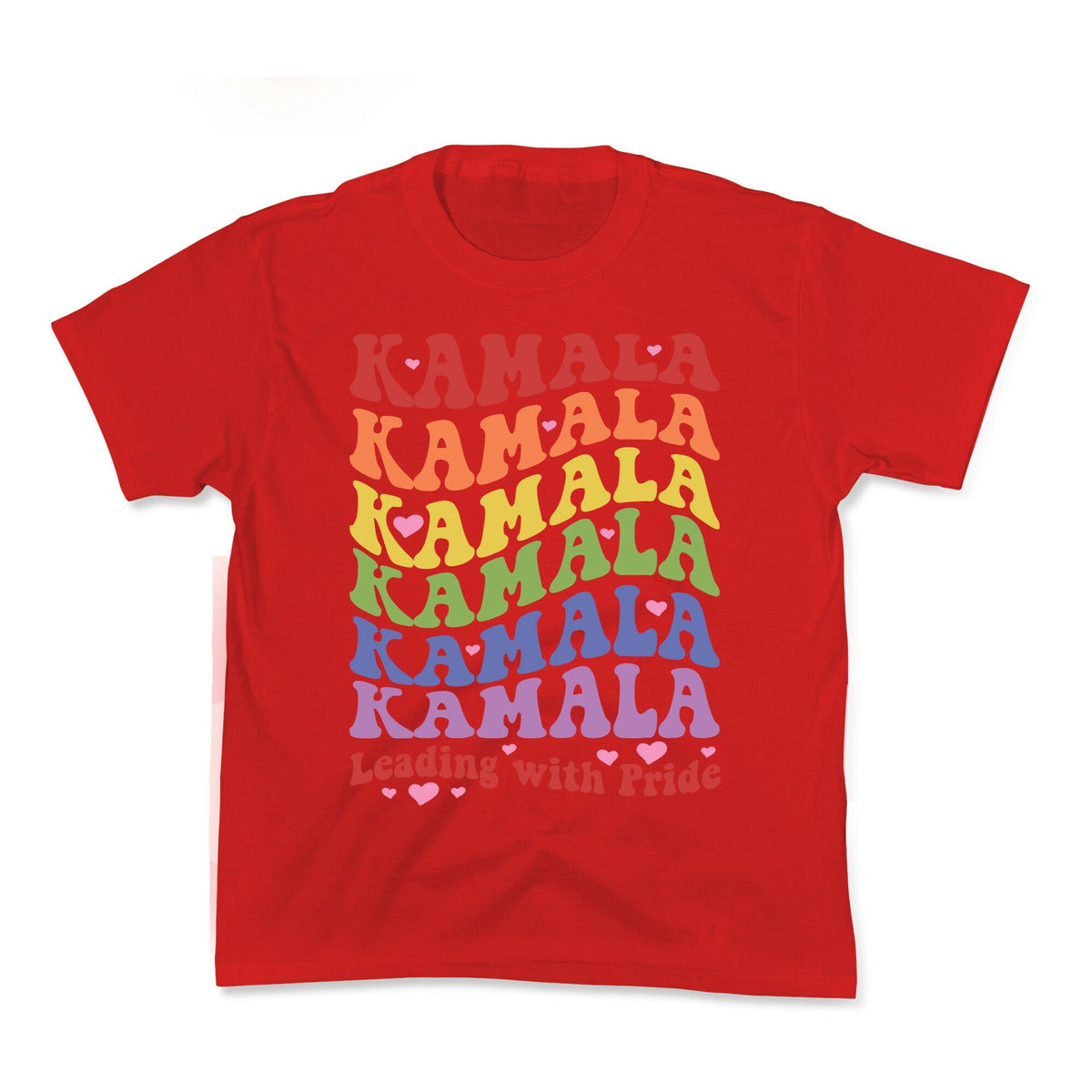 Kamala Leading With Pride Kids Tee Unisex