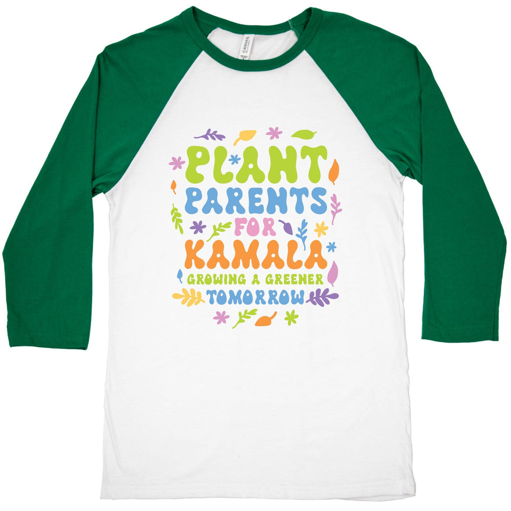Plant Parents for Kamala Baseball Tee Unisex