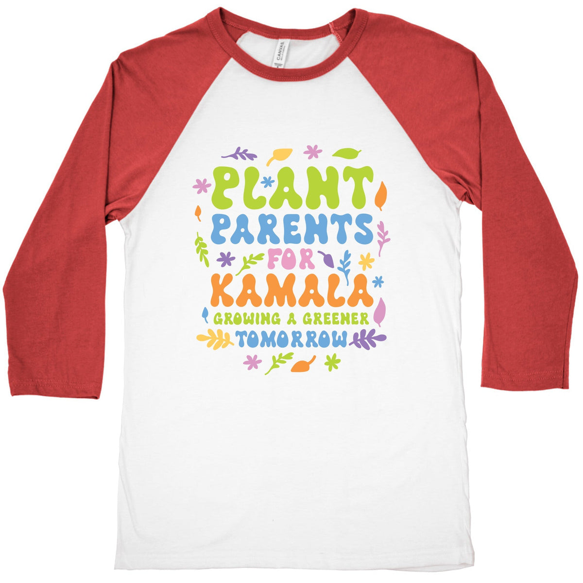 Plant Parents for Kamala Baseball Tee Unisex