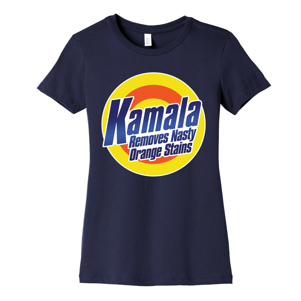 Kamala Removes Nasty Orange Stains Womens Cotton Tee Unisex