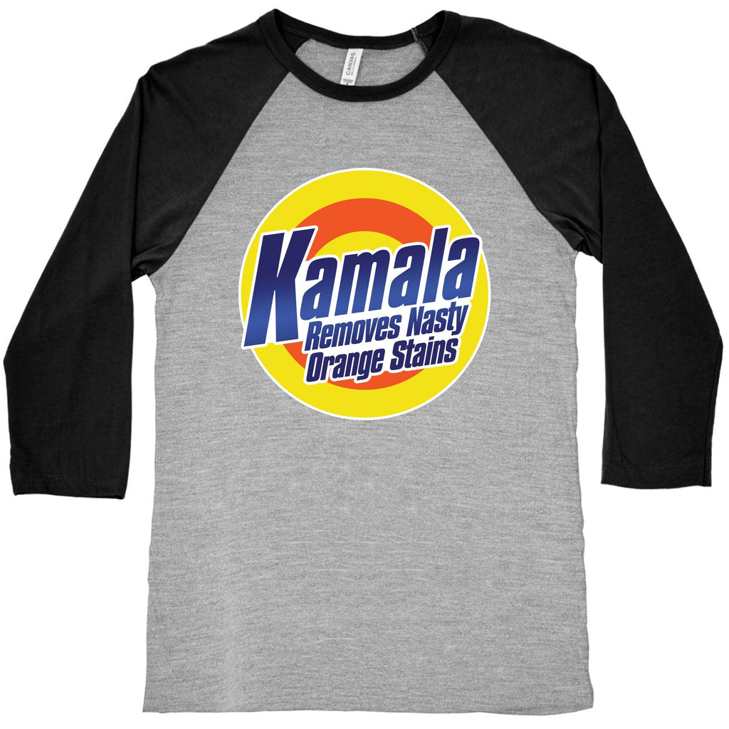 Kamala Removes Nasty Orange Stains Baseball Tee Unisex