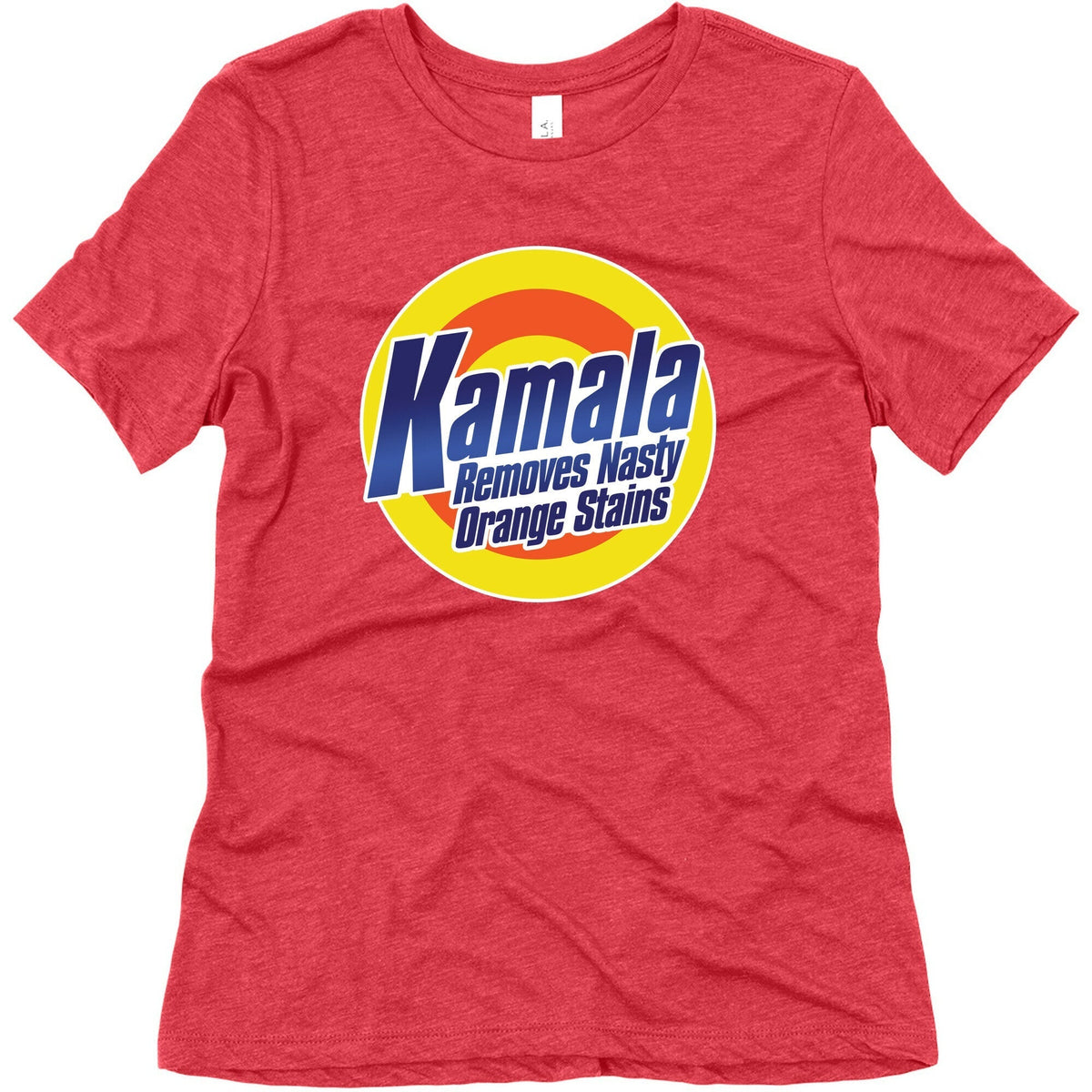 Kamala Removes Nasty Orange Stains Womens Triblend Tee Unisex