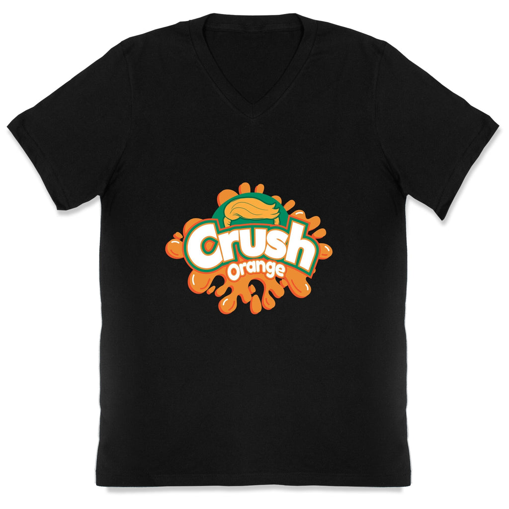 Orange Crush Harris Walz 2024 V-Neck Unisex