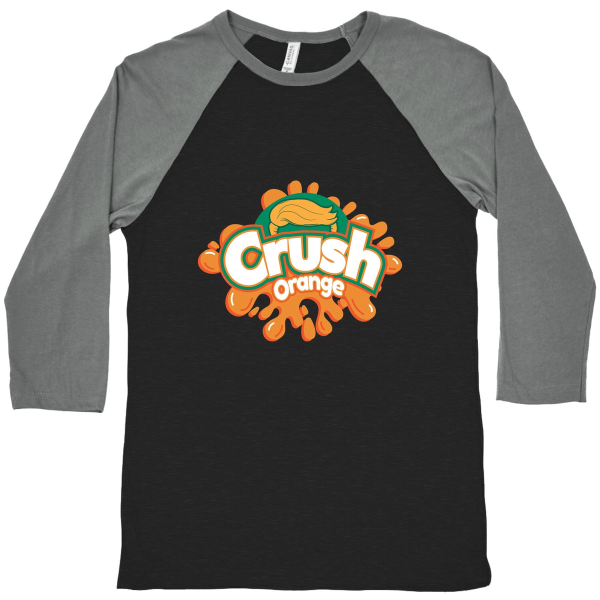 Orange Crush Harris Walz 2024 Baseball Tee Unisex