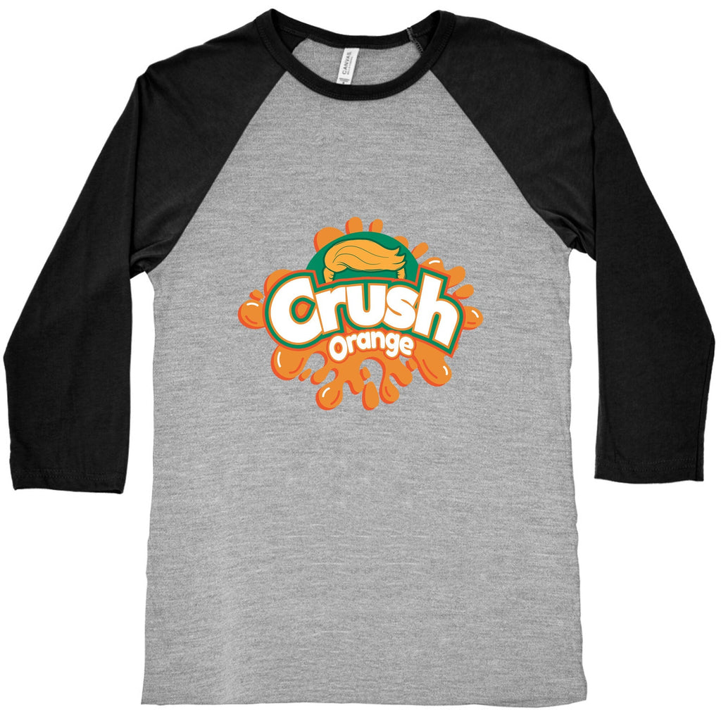 Orange Crush Harris Walz 2024 Baseball Tee Unisex