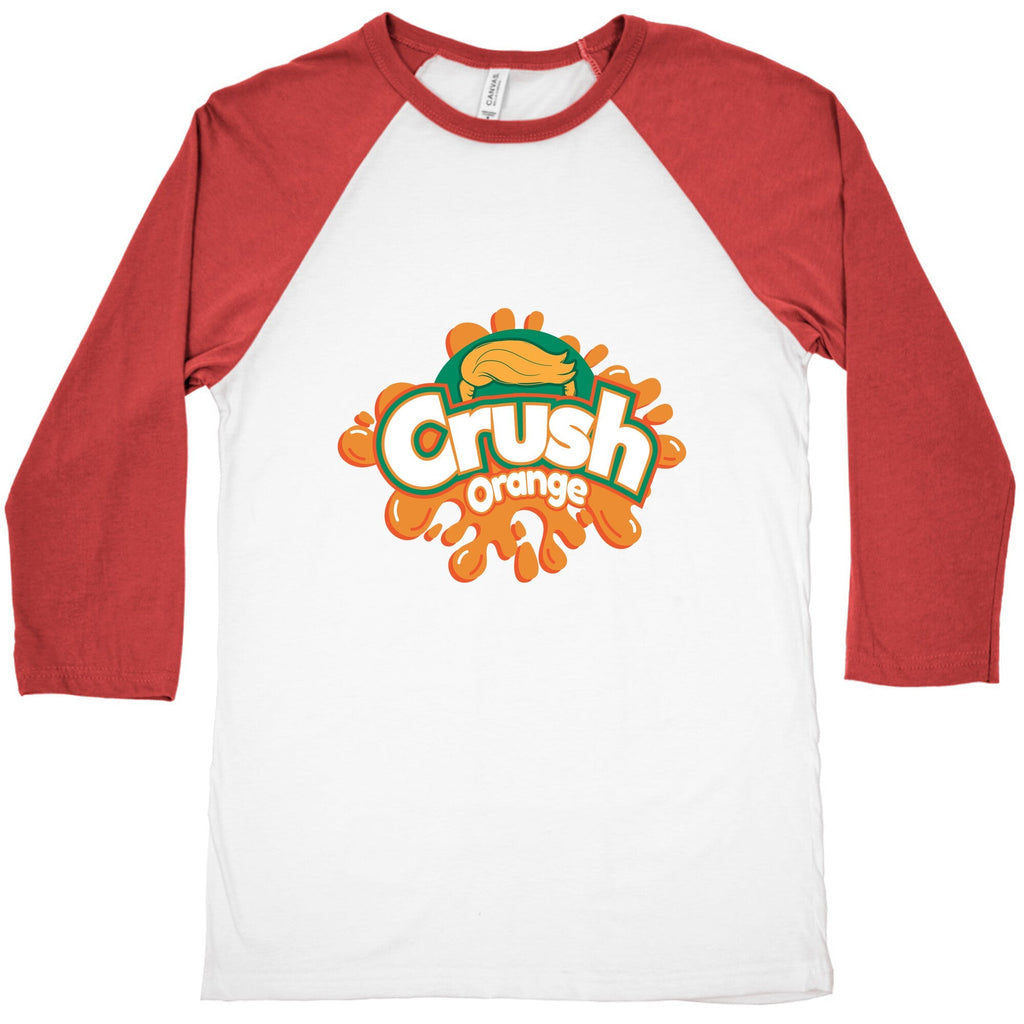 Orange Crush Harris Walz 2024 Baseball Tee Unisex
