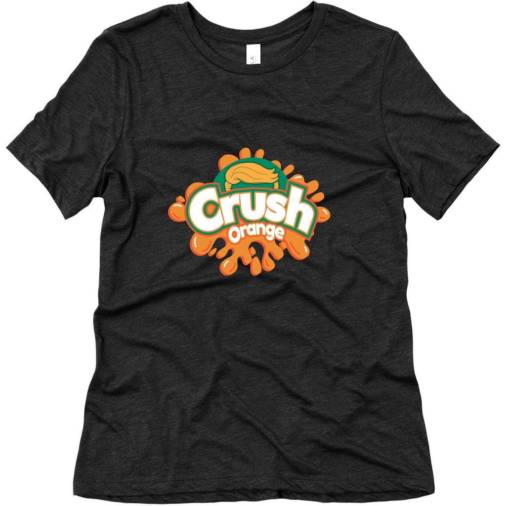 Orange Crush Harris Walz 2024 Womens Triblend Tee Unisex