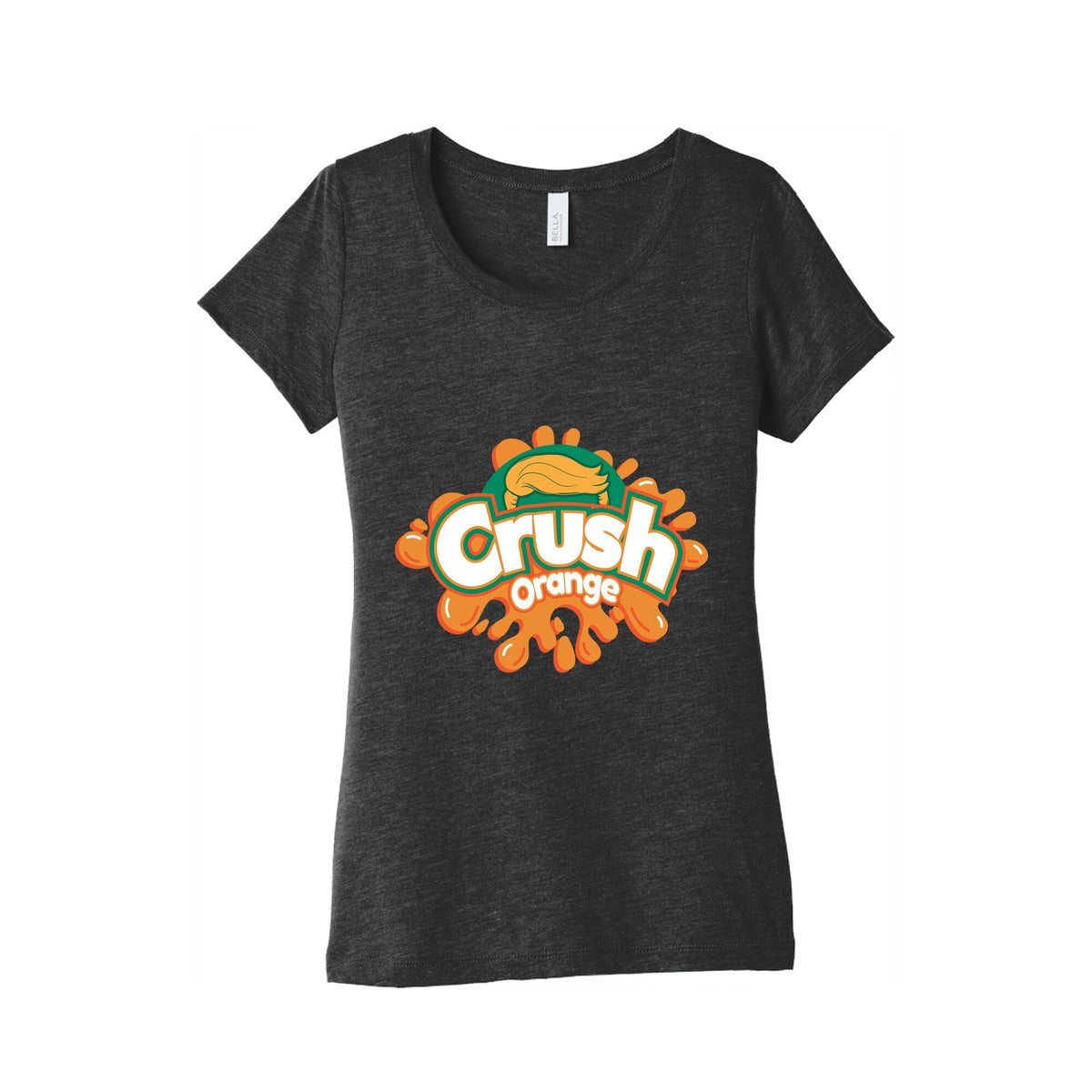 Orange Crush Harris Walz 2024 Womens Triblend Tee Unisex