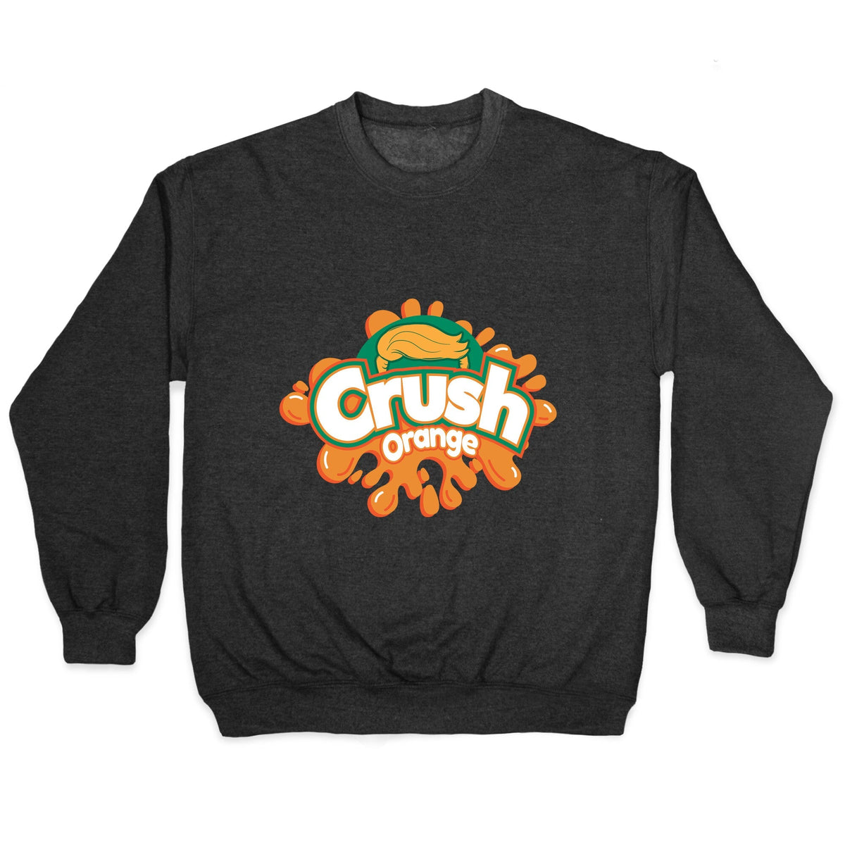 Orange Crush Harris Walz 2024 Crewneck Unisex