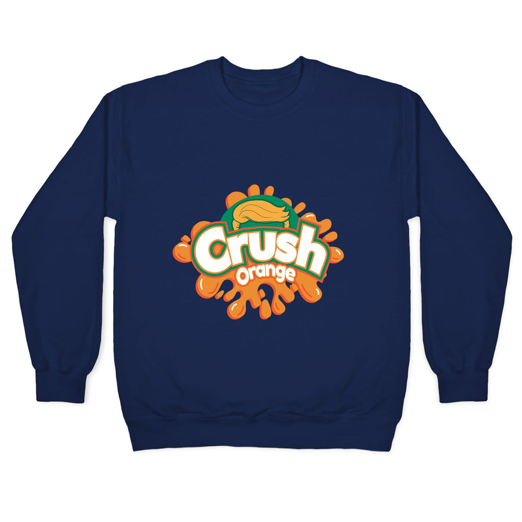Orange Crush Harris Walz 2024 Crewneck Unisex