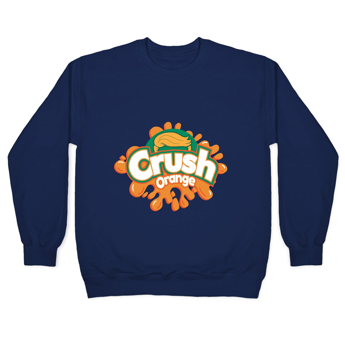 Orange Crush Harris Walz 2024 Crewneck Unisex
